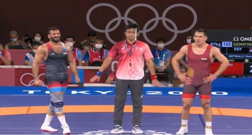 "ينافس على البرونزية".. متولي يخسر فرصة التأهل إلى نهائي المصارعة